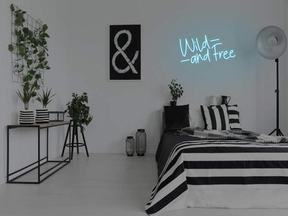 Wild And Free LED Neon Sign